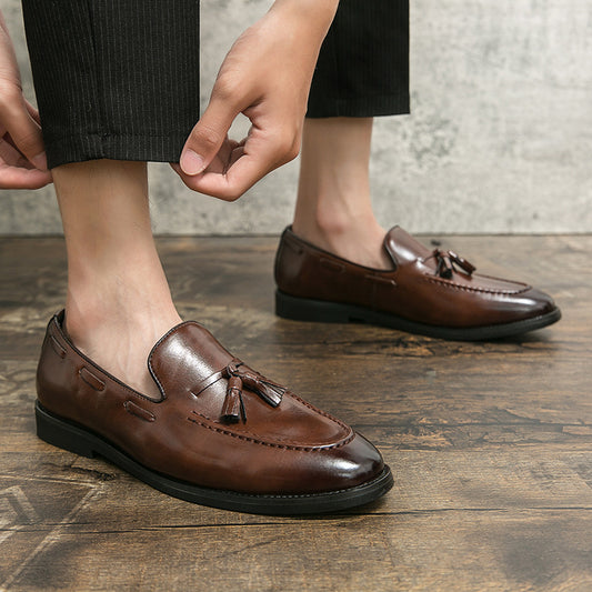 Men's Tassel Slip-on Shoes Young Men.