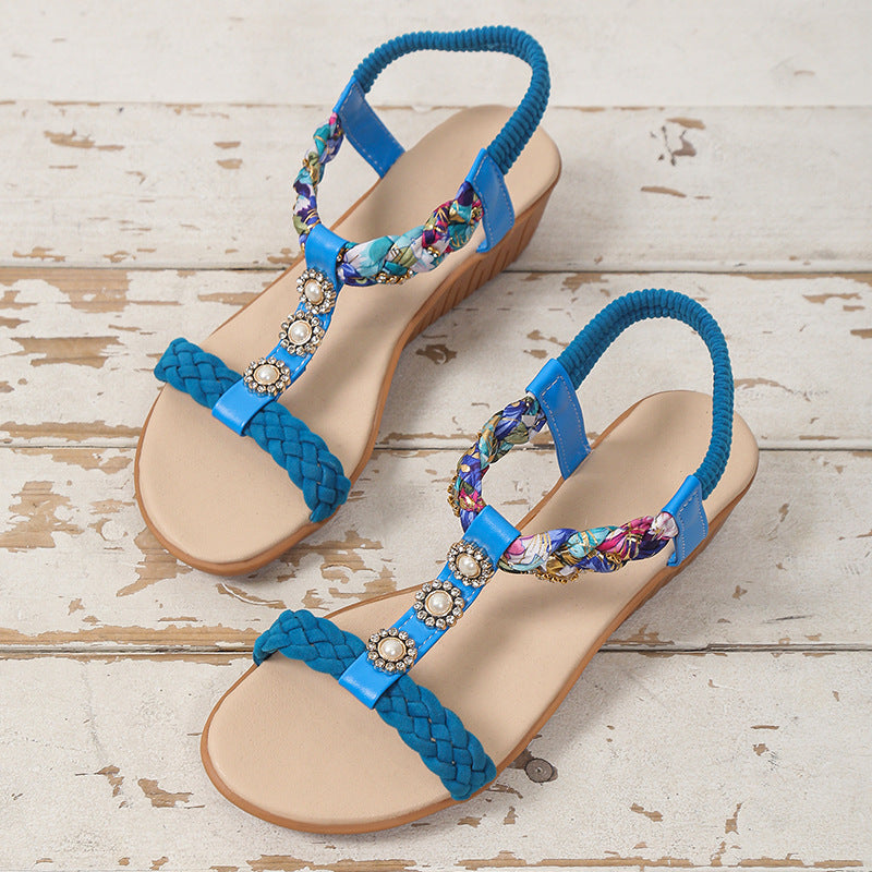 Bohemian Braided summer Sandal.