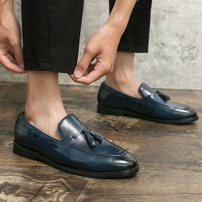 Men's Tassel Slip-on Shoes Young Men.