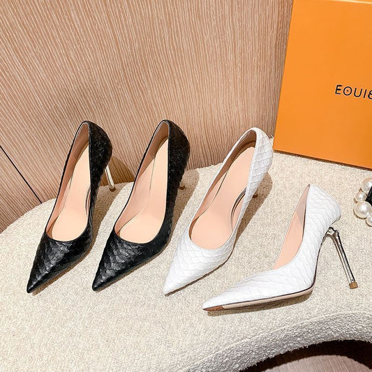 Women's Pointed-toe Professional High Heels.