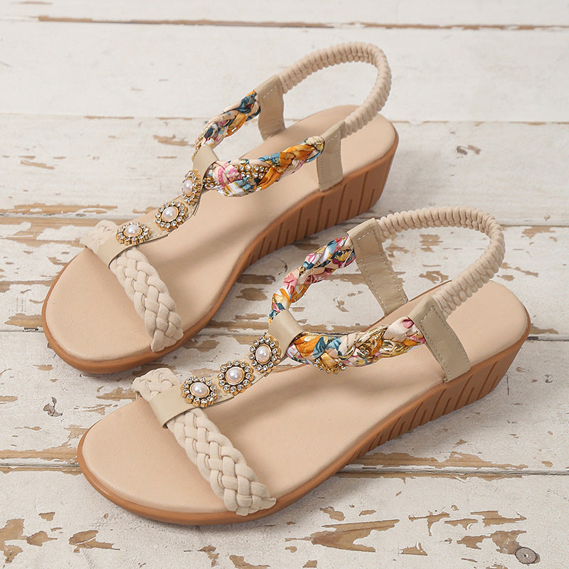 Bohemian Braided summer Sandal.