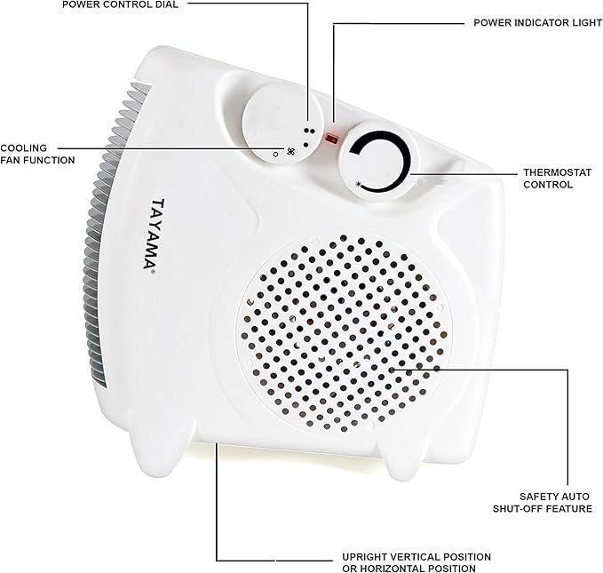 Portable Electric Heater 1000Watt