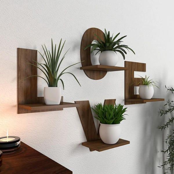 Love Alphabet design Shelves ( Set of 4 )